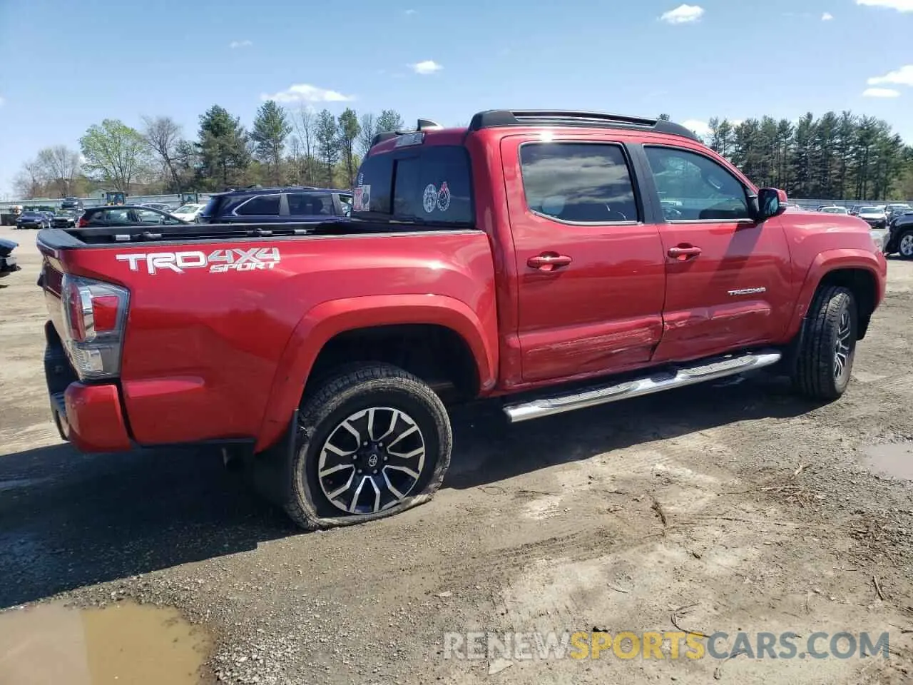 3 fotografías del automóvil dañado 5TFCZ5AN4LX231599 TOYOTA TACOMA 2020