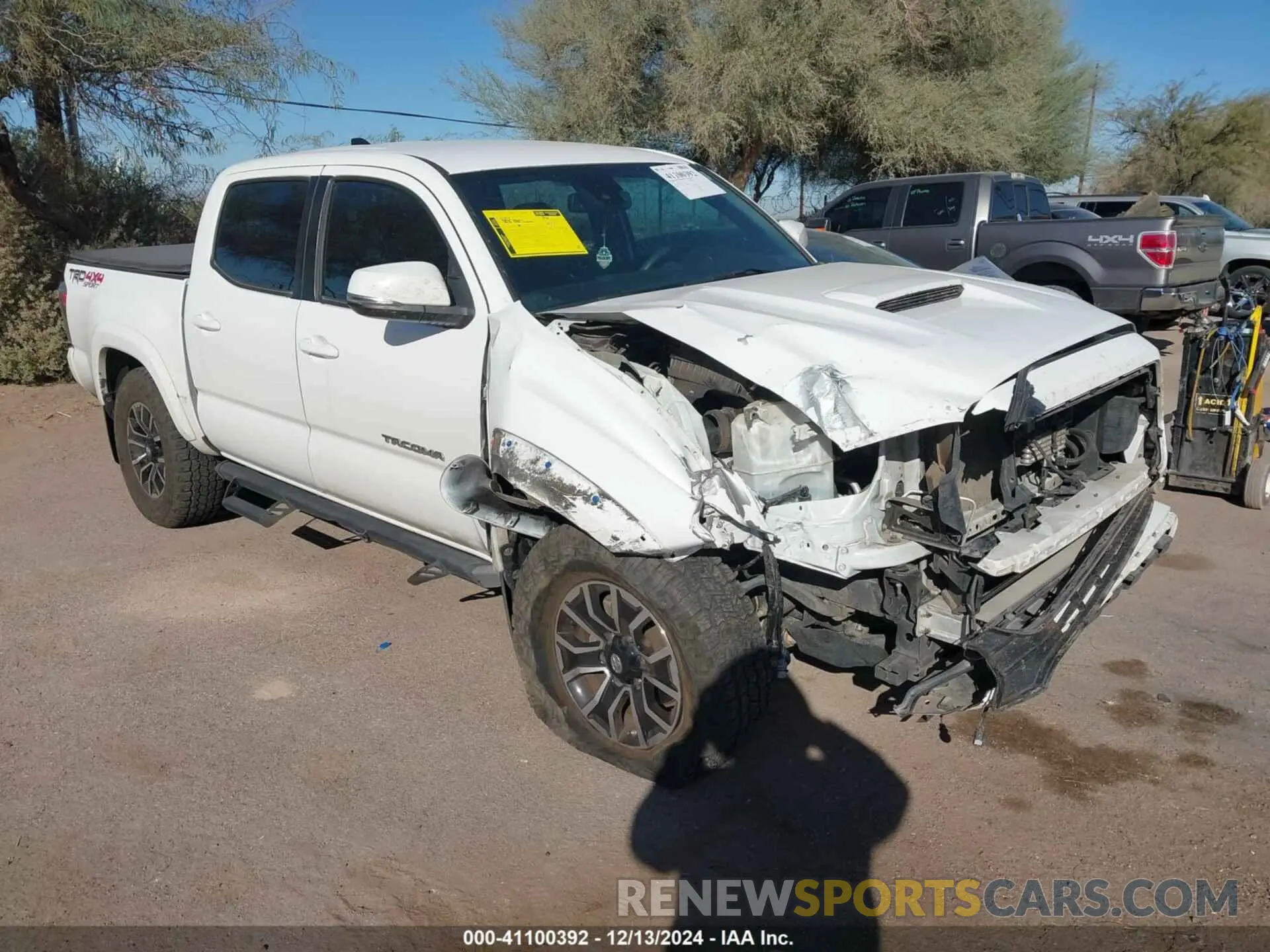 1 fotografías del automóvil dañado 5TFCZ5AN5LX228114 TOYOTA TACOMA 2020