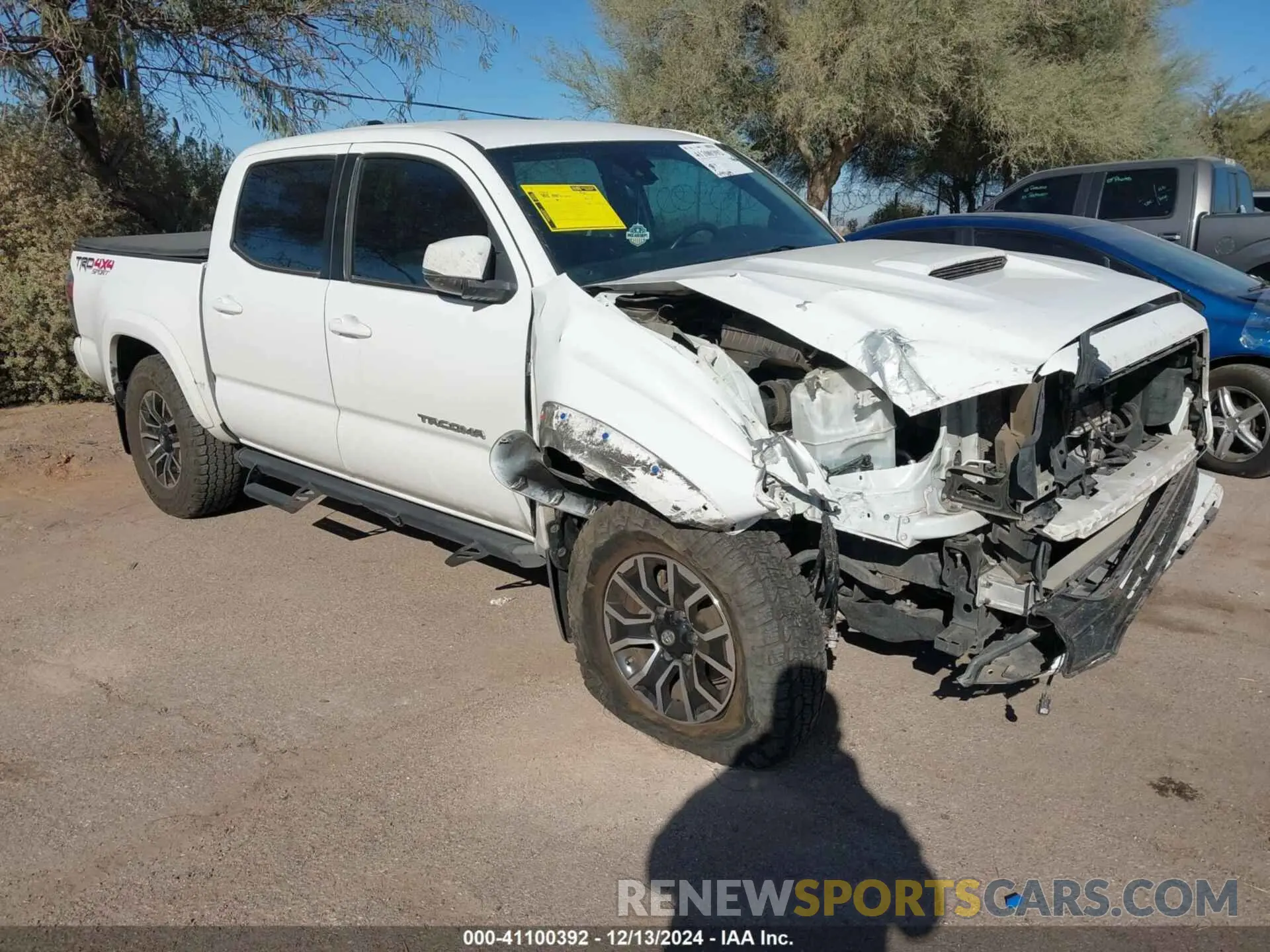 6 fotografías del automóvil dañado 5TFCZ5AN5LX228114 TOYOTA TACOMA 2020