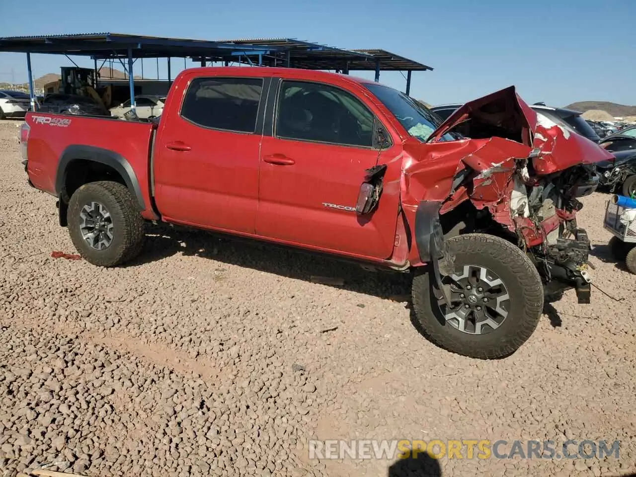 4 fotografías del automóvil dañado 5TFCZ5AN5LX241381 TOYOTA TACOMA 2020