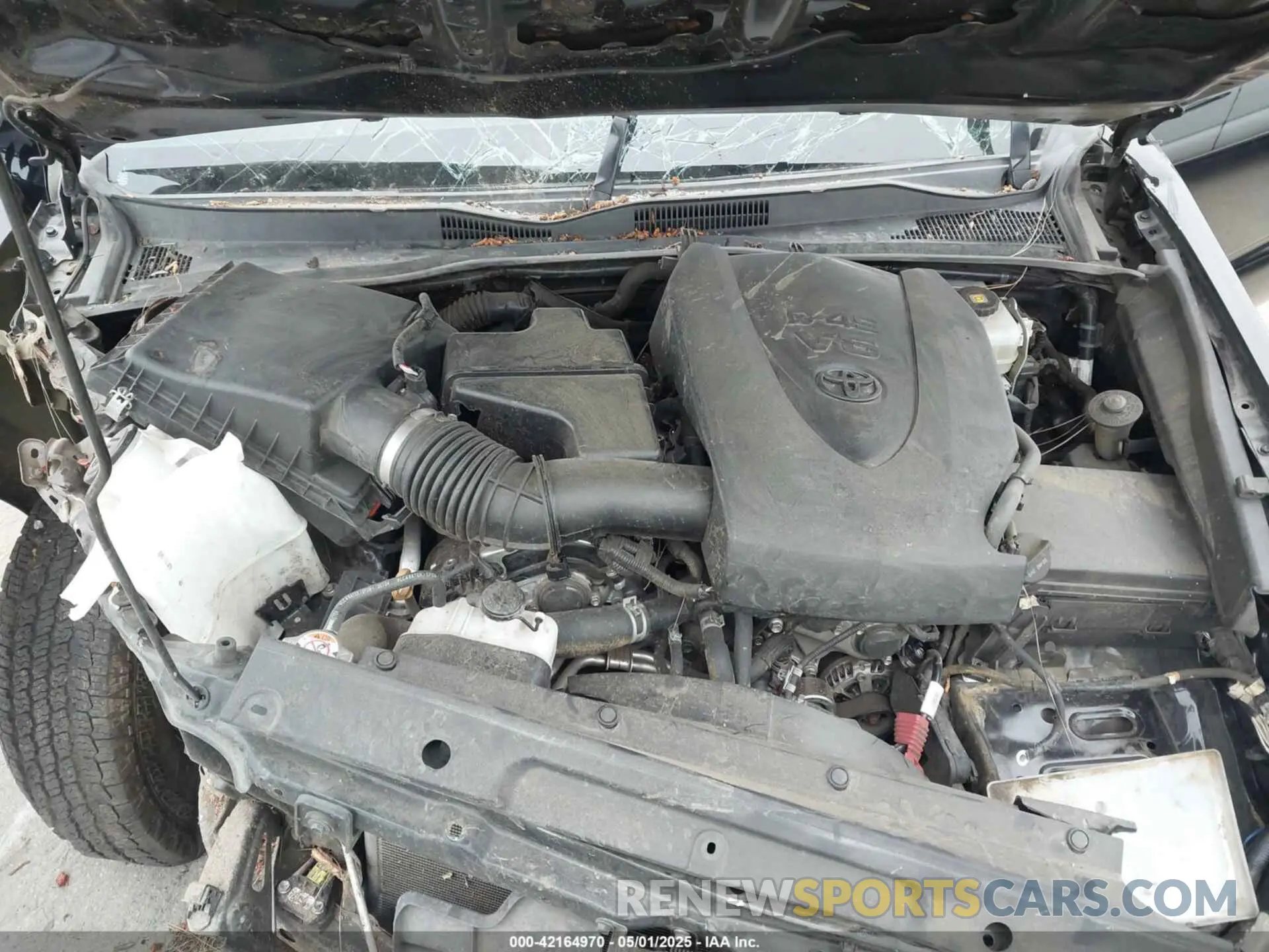 10 fotografías del automóvil dañado 5TFCZ5AN7LX222850 TOYOTA TACOMA 2020