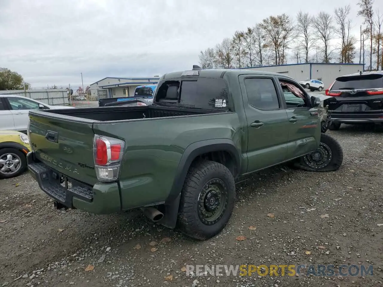 3 fotografías del automóvil dañado 5TFCZ5AN8LX241438 TOYOTA TACOMA 2020