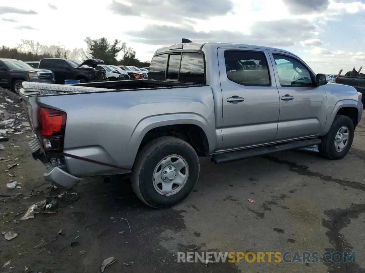 3 fotografías del automóvil dañado 5TFCZ5AN9LX216693 TOYOTA TACOMA 2020