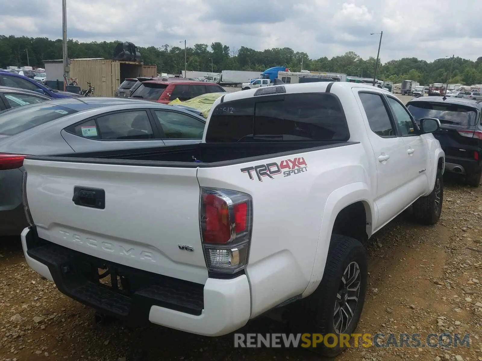 4 fotografías del automóvil dañado 5TFCZ5ANXLX224771 TOYOTA TACOMA 2020