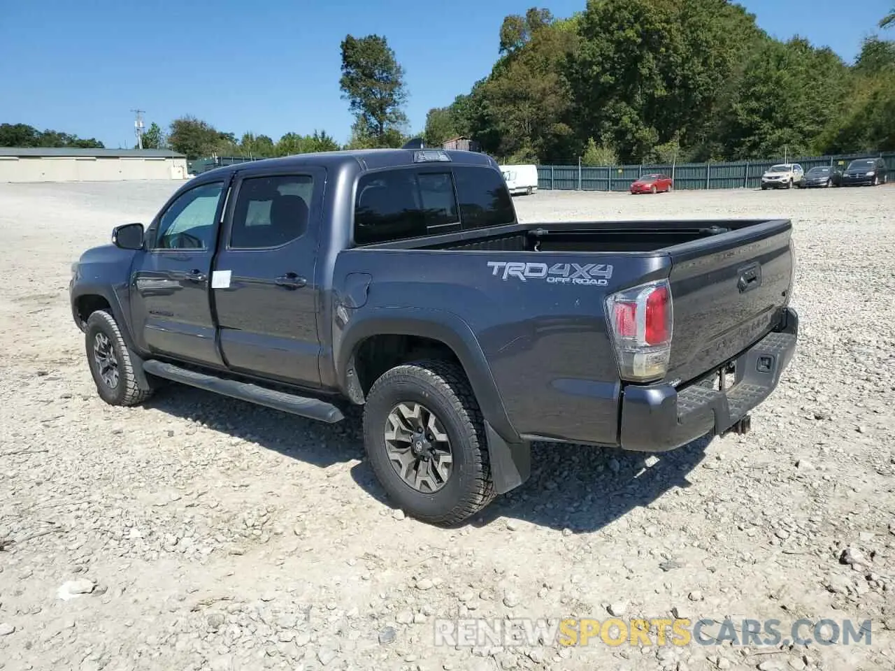 2 fotografías del automóvil dañado 5TFCZ5ANXLX228397 TOYOTA TACOMA 2020