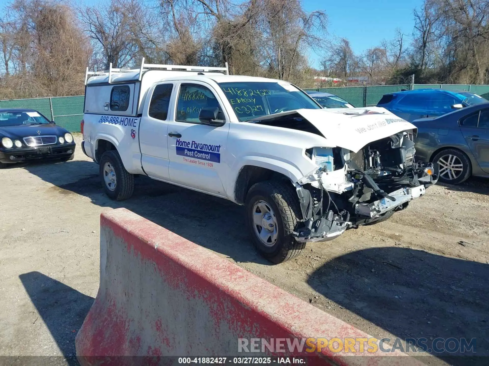 1 fotografías del automóvil dañado 5TFRX5GN1LX177797 TOYOTA TACOMA 2020