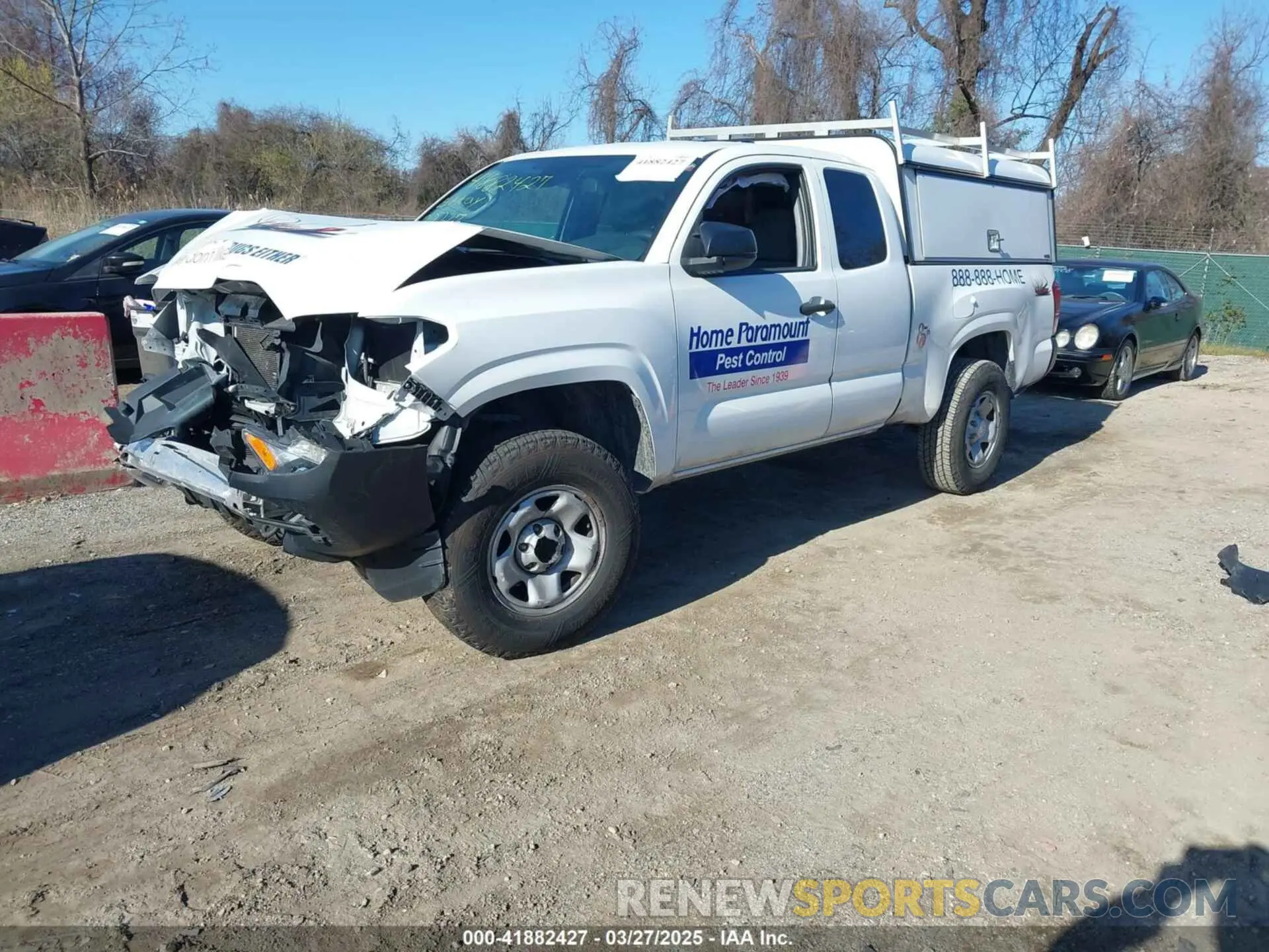 2 fotografías del automóvil dañado 5TFRX5GN1LX177797 TOYOTA TACOMA 2020