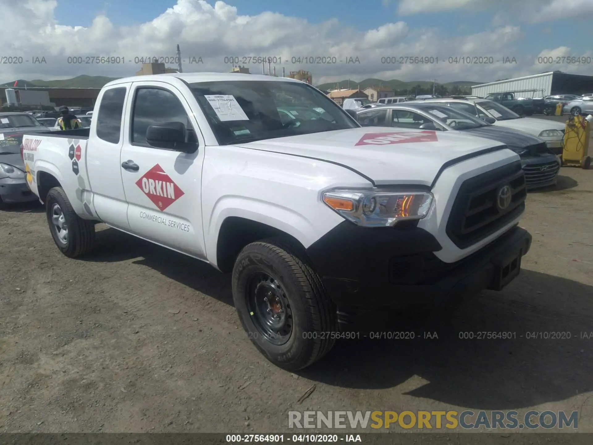 6 fotografías del automóvil dañado 5TFRX5GN2LX170647 TOYOTA TACOMA 2020