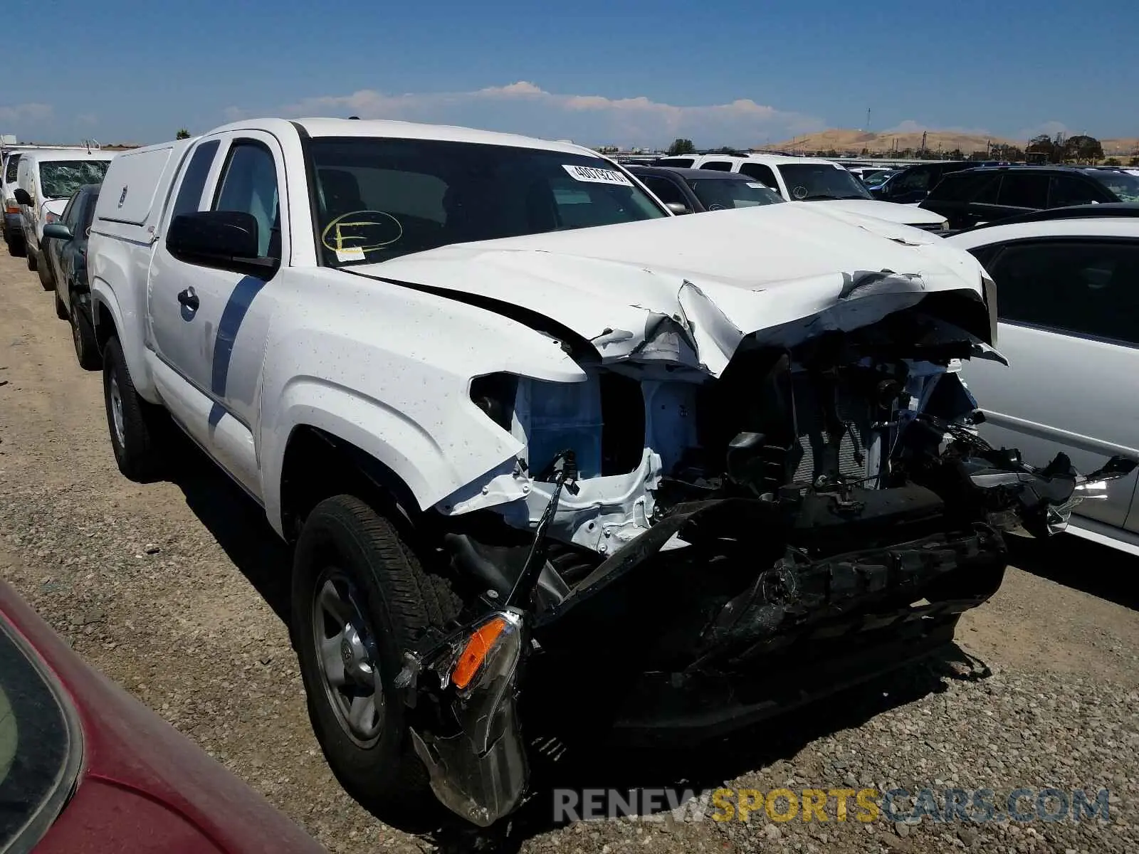 1 fotografías del automóvil dañado 5TFRX5GN2LX178490 TOYOTA TACOMA 2020