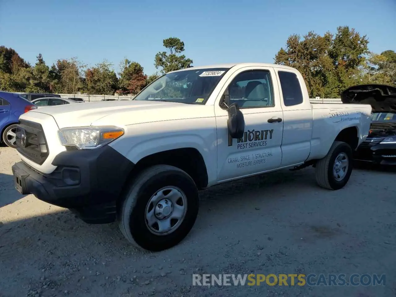 1 fotografías del automóvil dañado 5TFRX5GN8LX171057 TOYOTA TACOMA 2020
