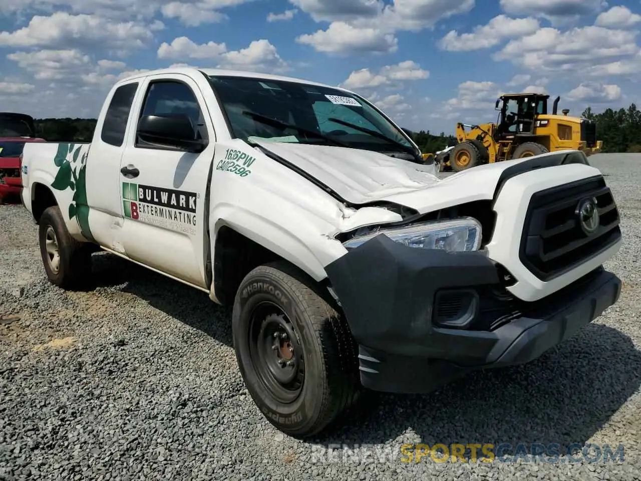 1 fotografías del automóvil dañado 5TFRX5GN9LX173710 TOYOTA TACOMA 2020