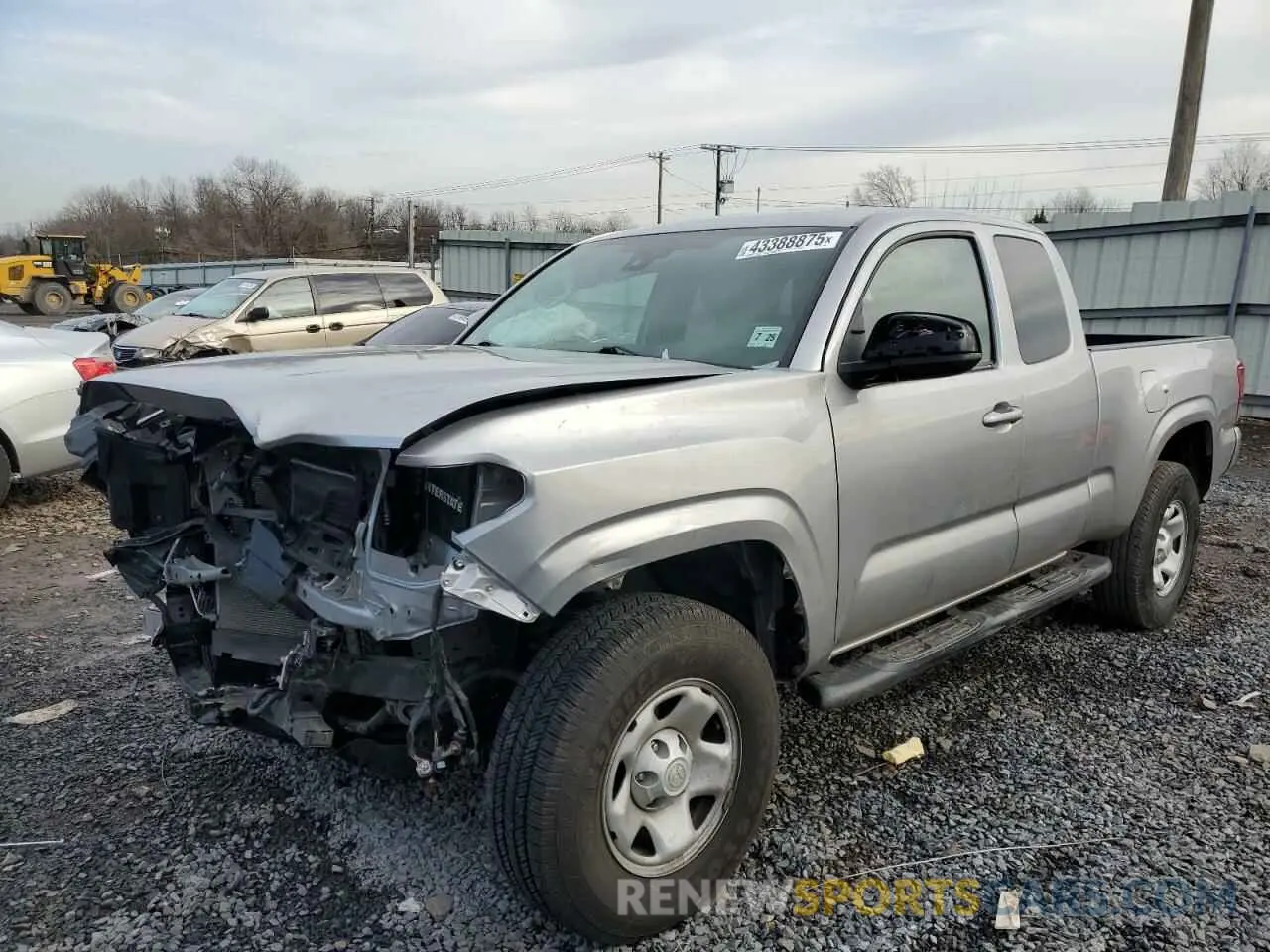 1 fotografías del automóvil dañado 5TFRX5GNXLX171741 TOYOTA TACOMA 2020