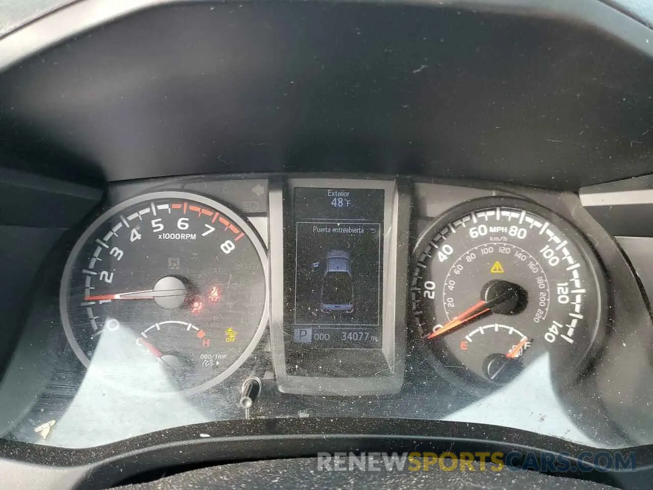 9 fotografías del automóvil dañado 5TFRX5GNXLX171741 TOYOTA TACOMA 2020