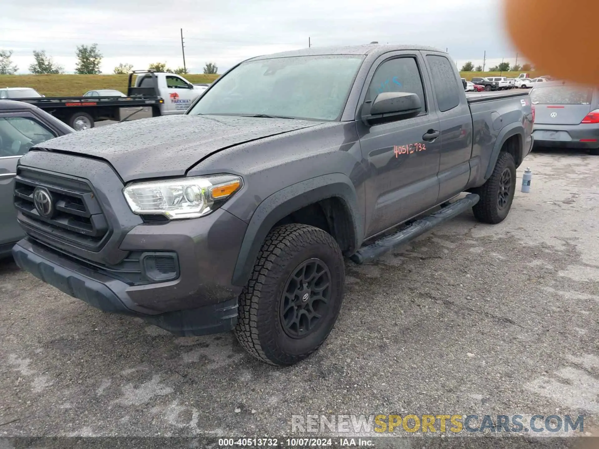 2 fotografías del automóvil dañado 5TFRZ5CN3LX089530 TOYOTA TACOMA 2020