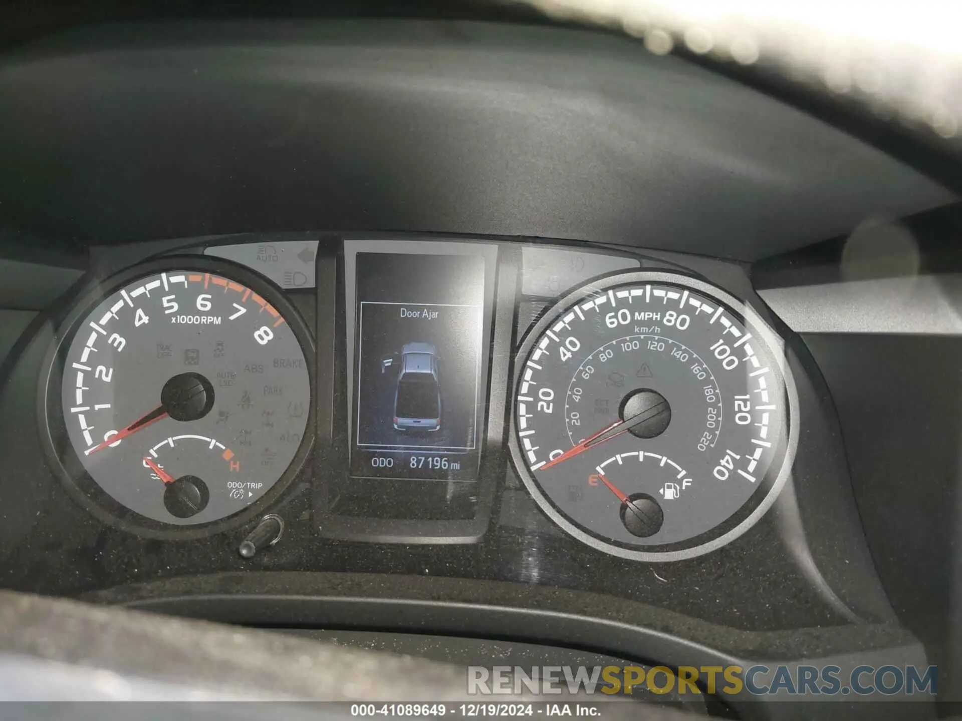 7 fotografías del automóvil dañado 5TFSX5EN3LX073316 TOYOTA TACOMA 2020