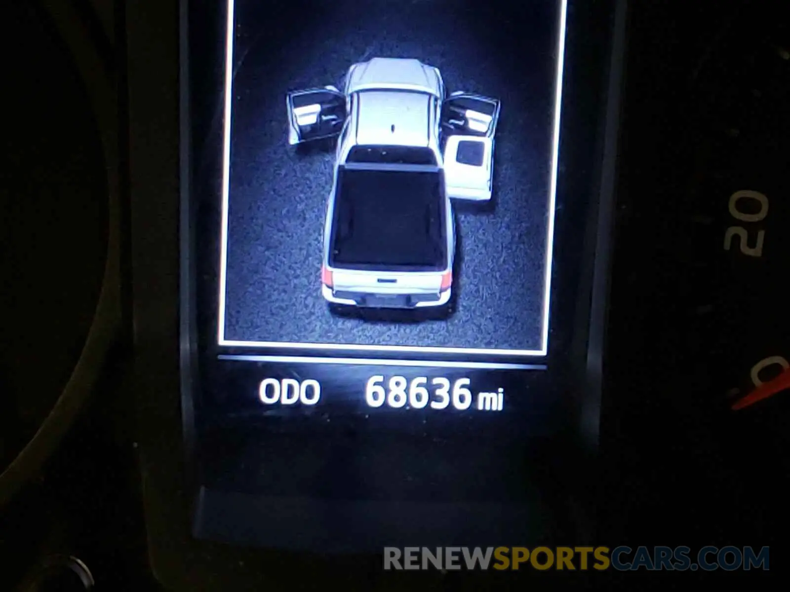 8 fotografías del automóvil dañado 5TFSX5ENXLX072647 TOYOTA TACOMA 2020