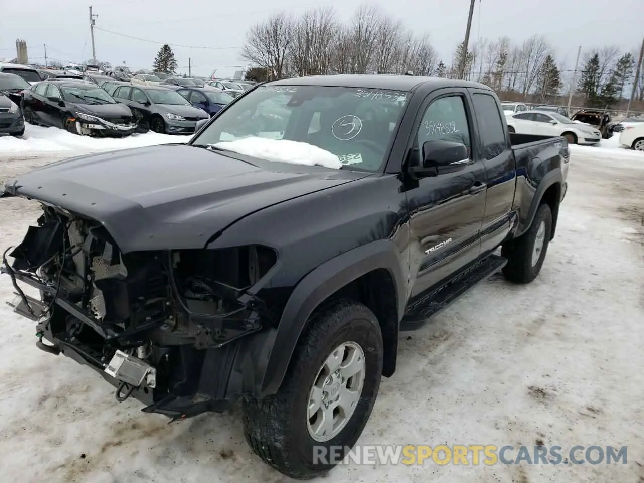 2 fotografías del automóvil dañado 5TFSZ5AN0LX212754 TOYOTA TACOMA 2020
