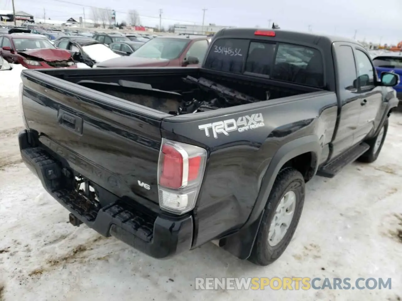 4 fotografías del automóvil dañado 5TFSZ5AN0LX212754 TOYOTA TACOMA 2020