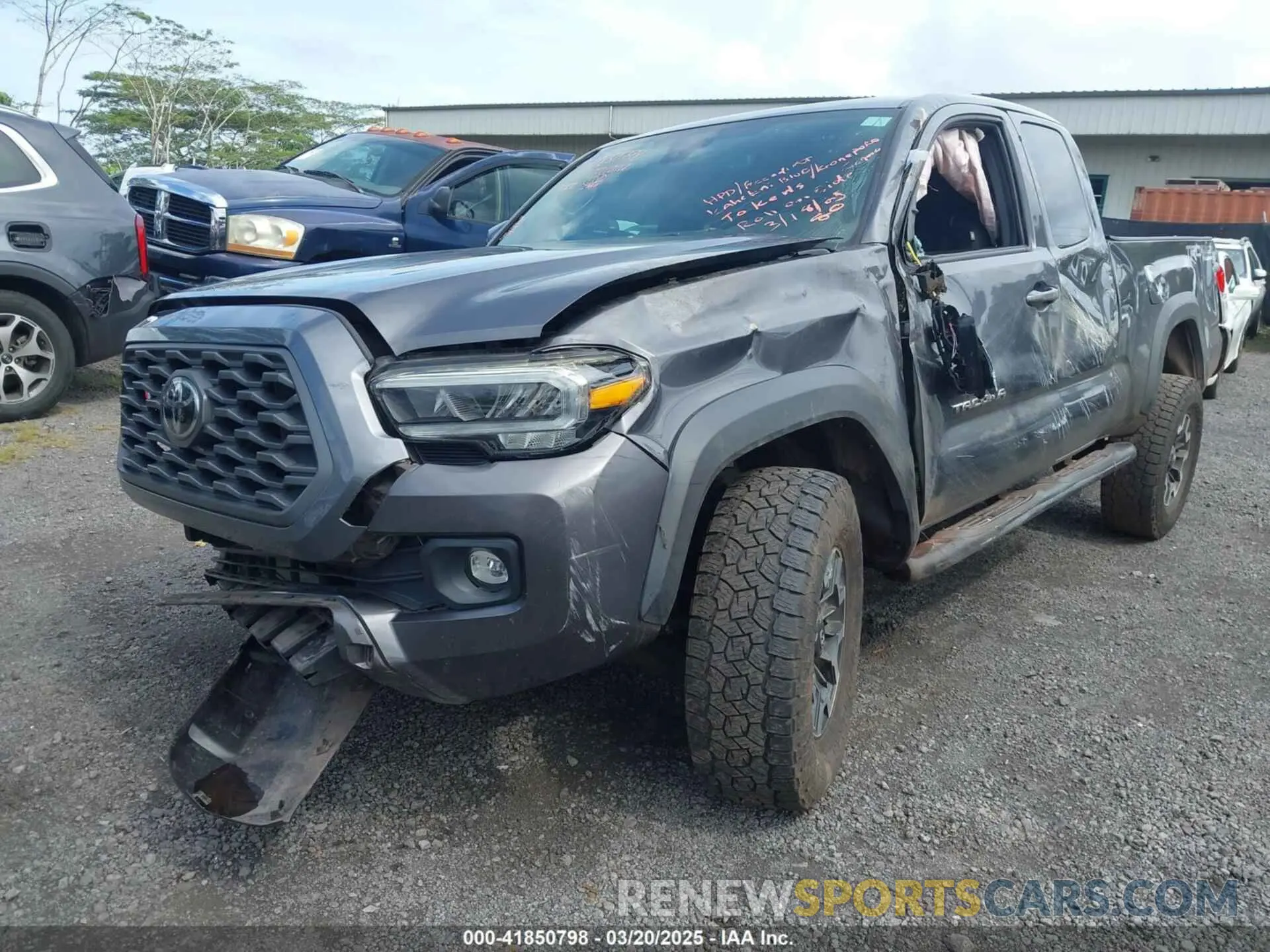 6 fotografías del automóvil dañado 5TFSZ5AN2LX222685 TOYOTA TACOMA 2020