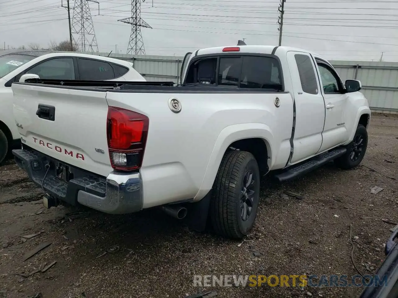3 fotografías del automóvil dañado 5TFSZ5AN8LX216017 TOYOTA TACOMA 2020