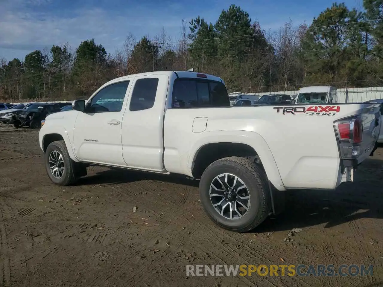 2 fotografías del automóvil dañado 5TFSZ5AN8LX216194 TOYOTA TACOMA 2020