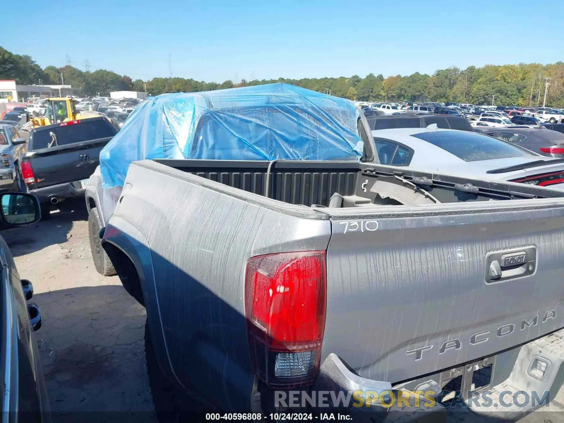 3 fotografías del automóvil dañado 3TMAZ5CN0MM147310 TOYOTA TACOMA 2021
