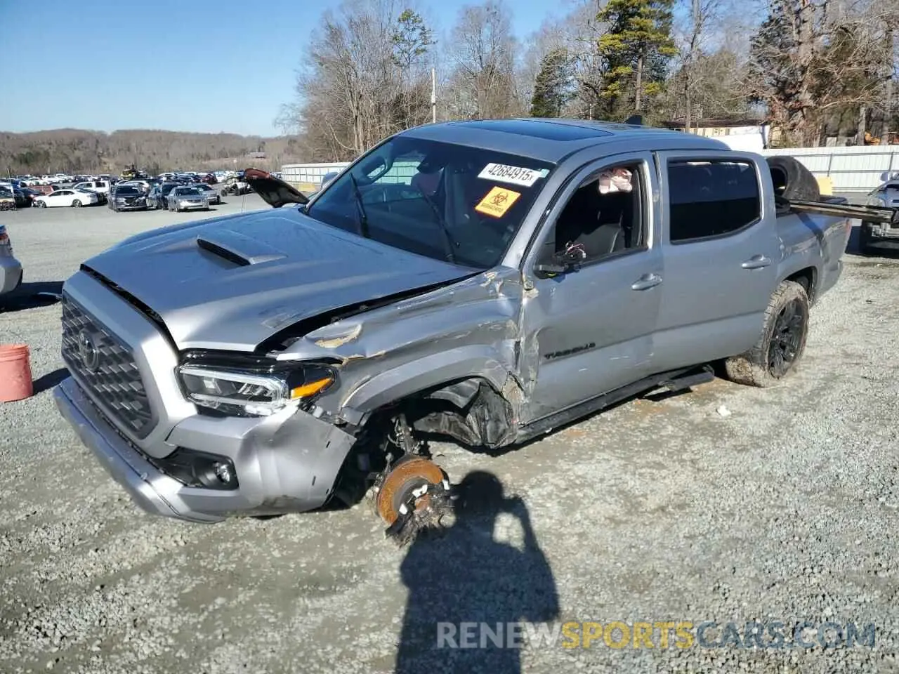 1 fotografías del automóvil dañado 3TMAZ5CN0MM147937 TOYOTA TACOMA 2021