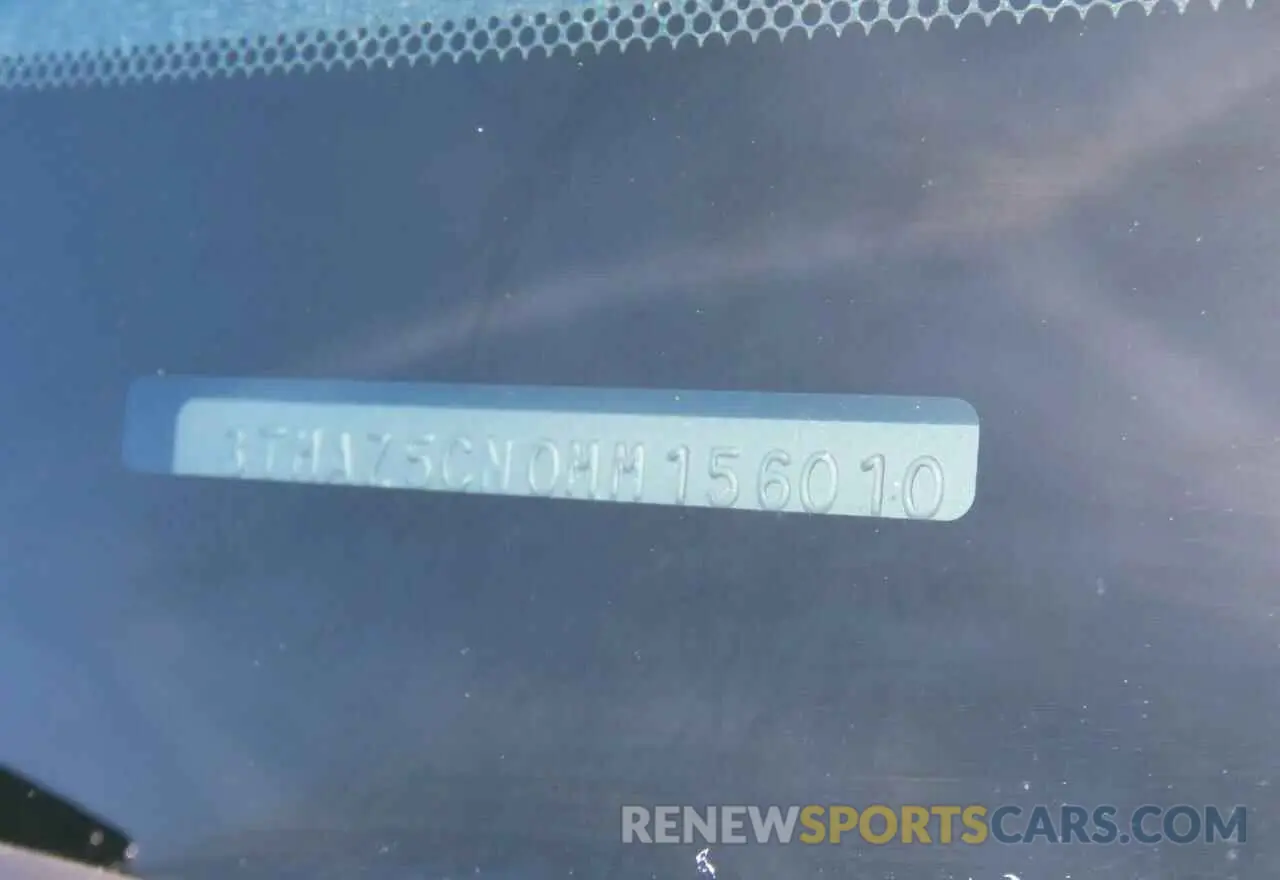 10 fotografías del automóvil dañado 3TMAZ5CN0MM156010 TOYOTA TACOMA 2021