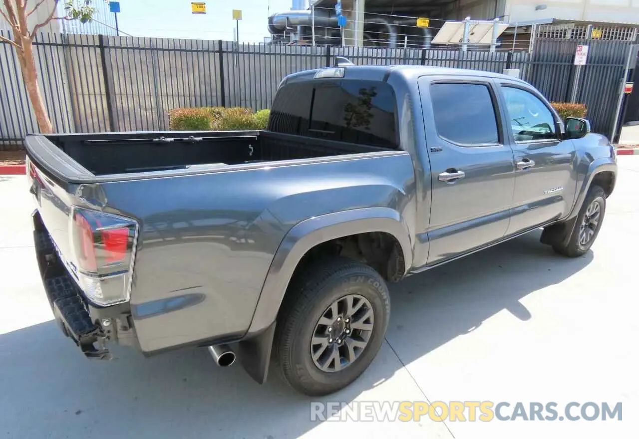 3 fotografías del automóvil dañado 3TMAZ5CN0MM156010 TOYOTA TACOMA 2021