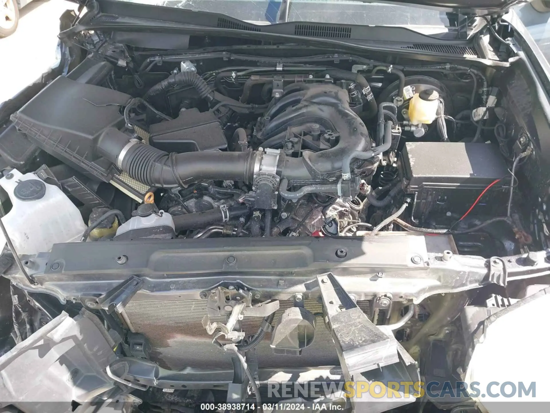 10 fotografías del automóvil dañado 3TMAZ5CN1MM142715 TOYOTA TACOMA 2021