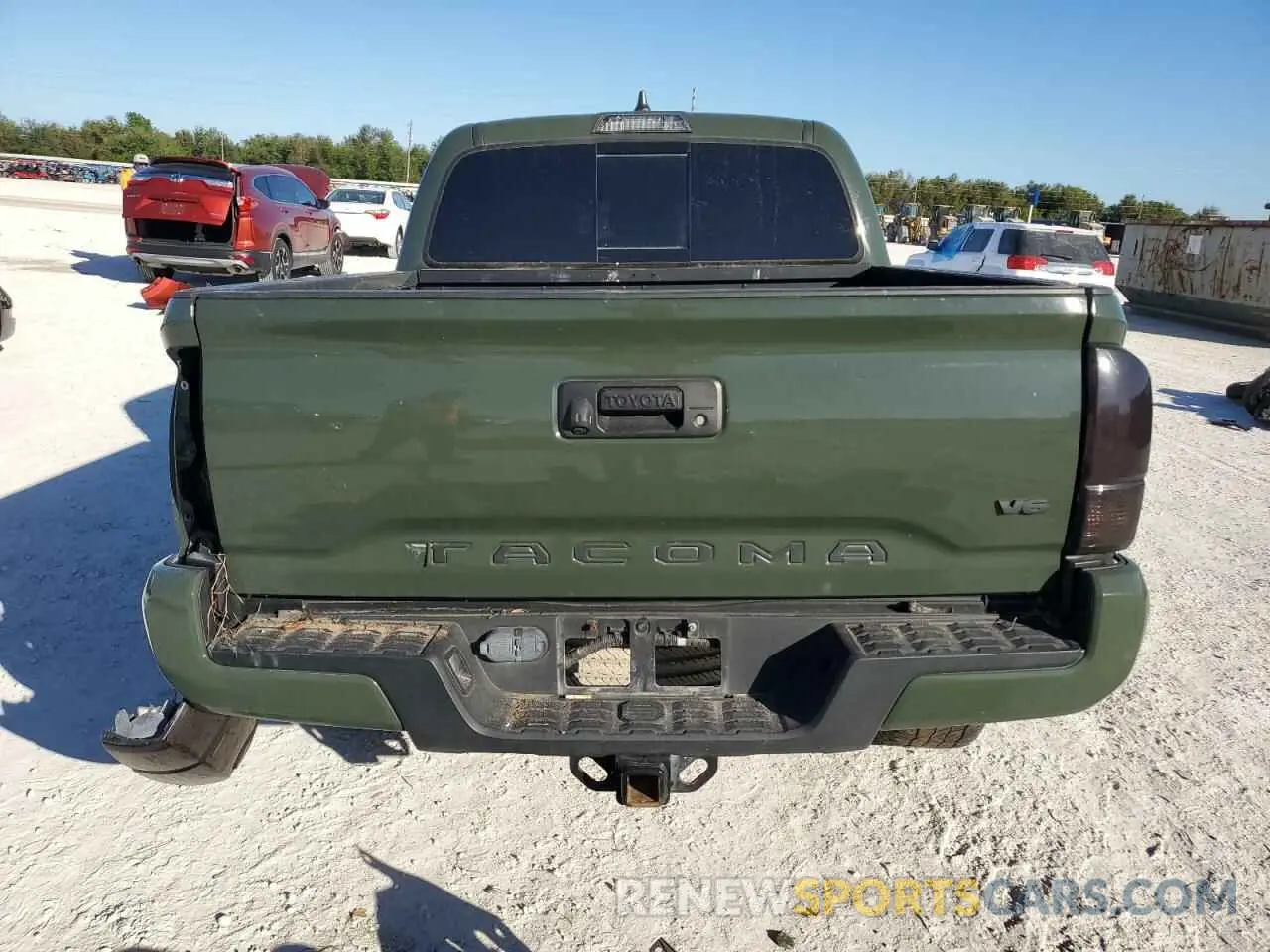 6 fotografías del automóvil dañado 3TMAZ5CN1MM154816 TOYOTA TACOMA 2021