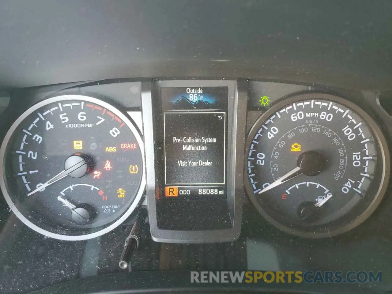 9 fotografías del automóvil dañado 3TMAZ5CN1MM154816 TOYOTA TACOMA 2021