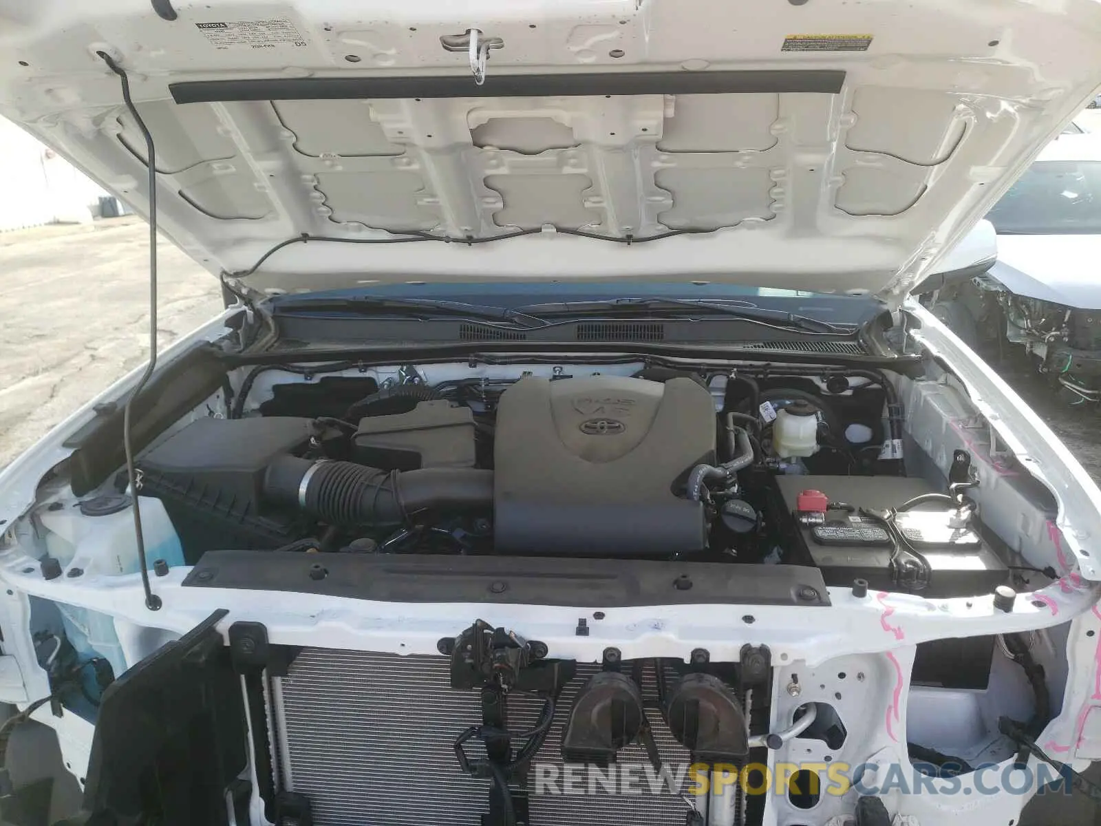 7 fotografías del automóvil dañado 3TMAZ5CN2MM141203 TOYOTA TACOMA 2021