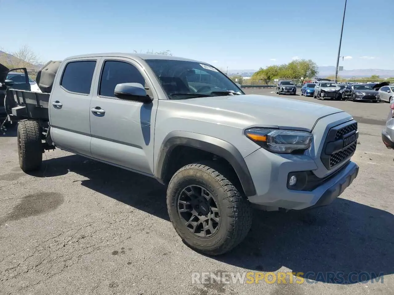 4 fotografías del automóvil dañado 3TMAZ5CN3MM154798 TOYOTA TACOMA 2021