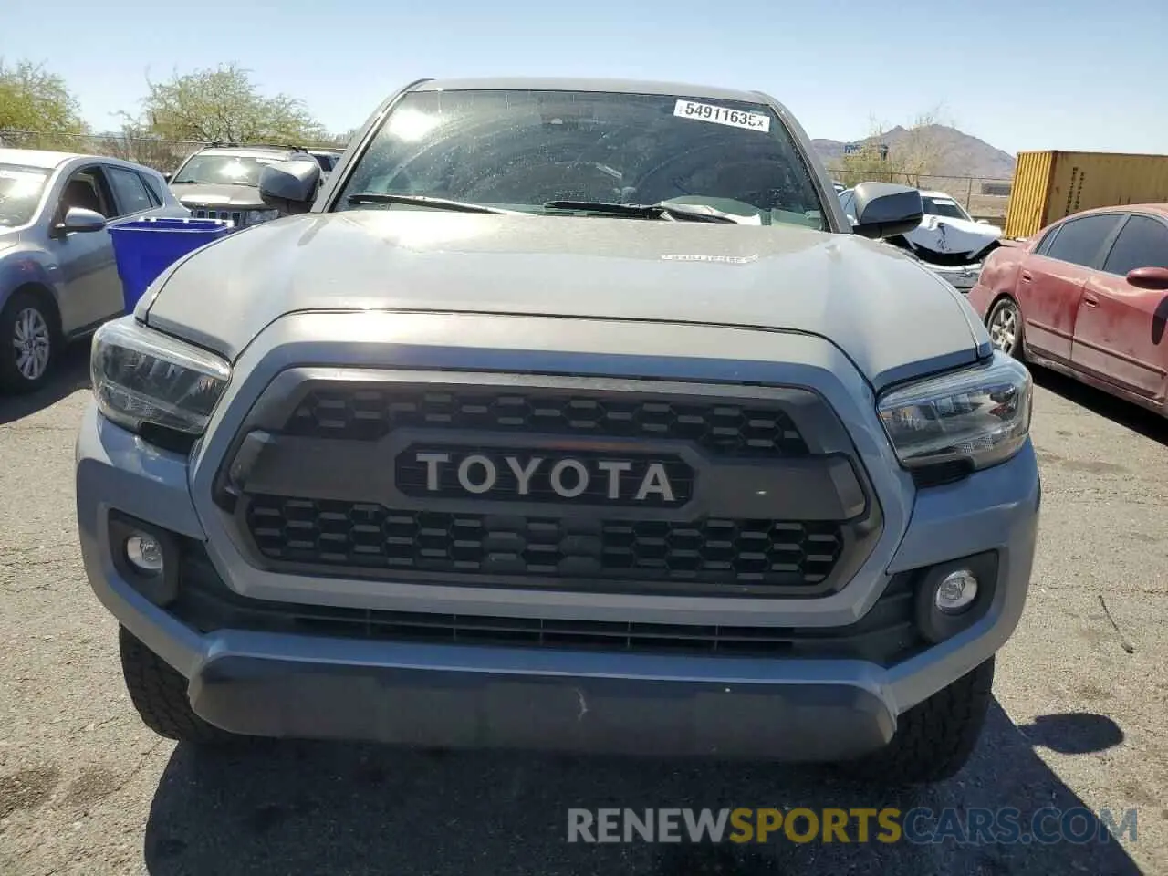 5 fotografías del automóvil dañado 3TMAZ5CN3MM154798 TOYOTA TACOMA 2021