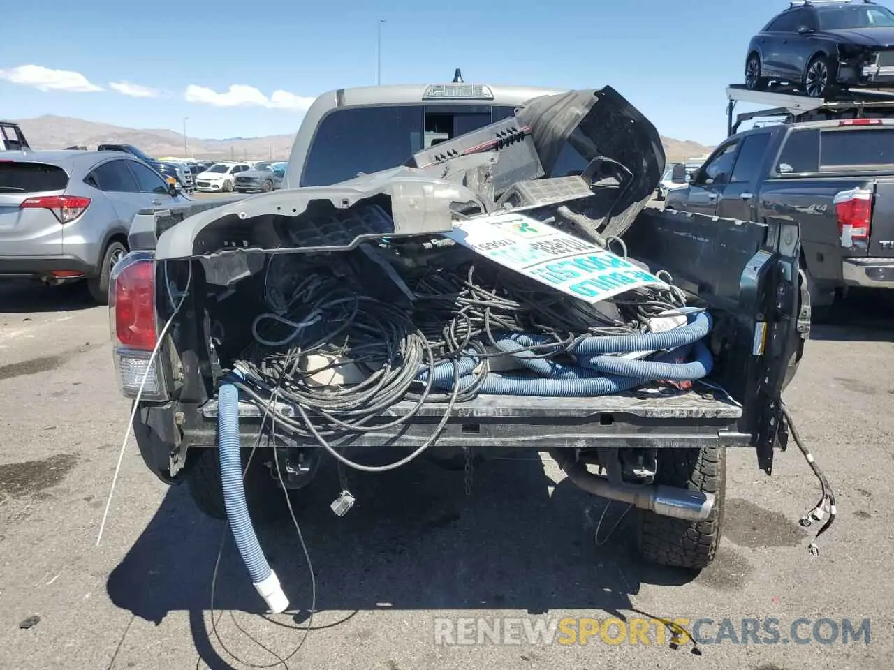 6 fotografías del automóvil dañado 3TMAZ5CN3MM154798 TOYOTA TACOMA 2021