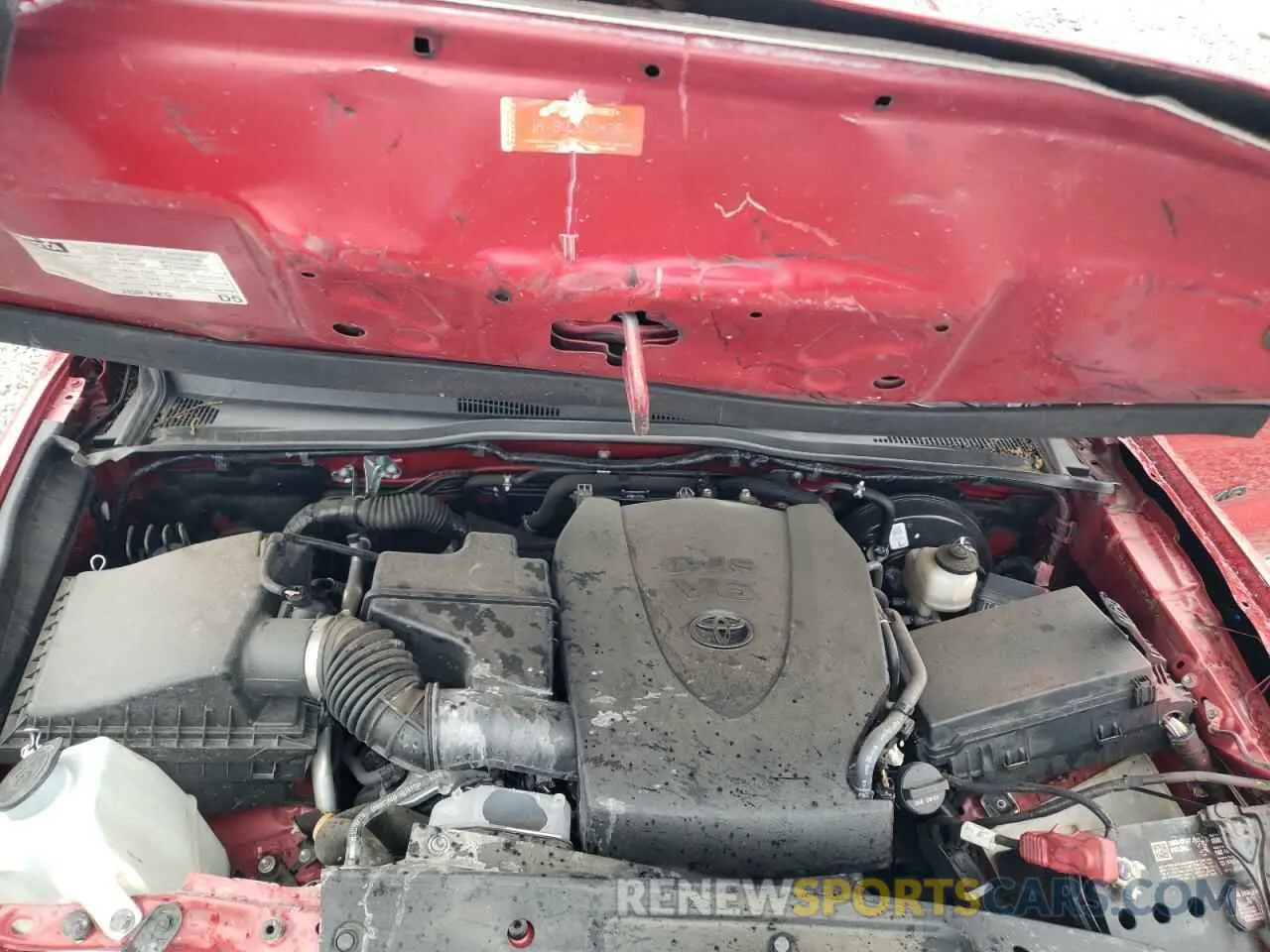 11 fotografías del automóvil dañado 3TMAZ5CN4MM147343 TOYOTA TACOMA 2021
