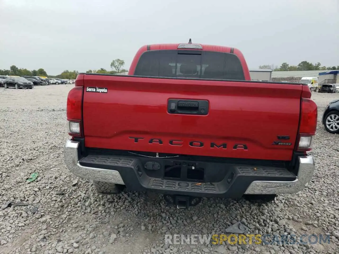 6 fotografías del automóvil dañado 3TMAZ5CN4MM147343 TOYOTA TACOMA 2021
