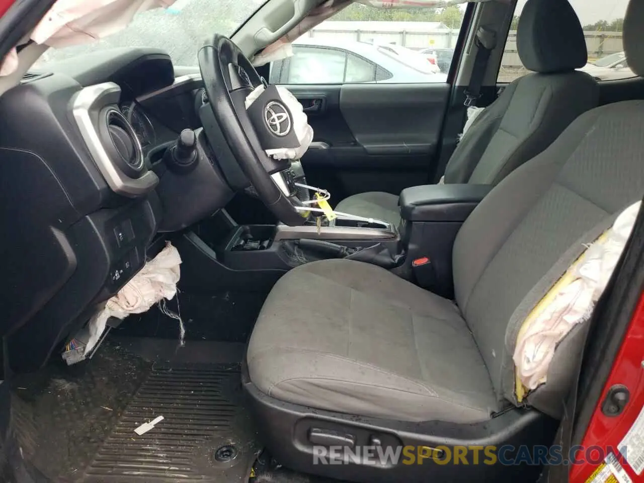 7 fotografías del automóvil dañado 3TMAZ5CN4MM147343 TOYOTA TACOMA 2021