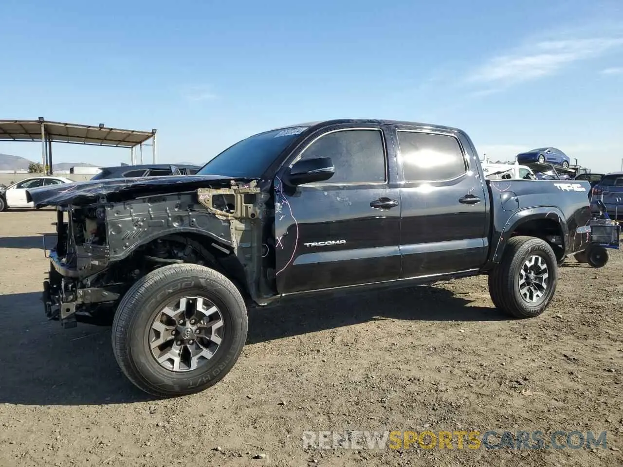 1 fotografías del automóvil dañado 3TMAZ5CN5MM140840 TOYOTA TACOMA 2021