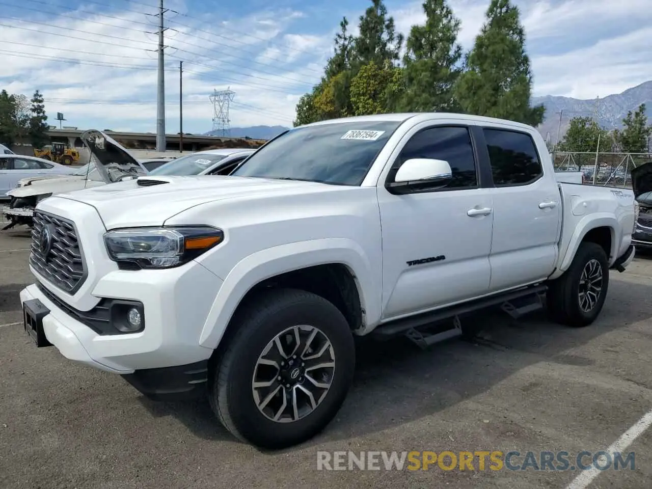 1 fotografías del automóvil dañado 3TMAZ5CN5MM146525 TOYOTA TACOMA 2021