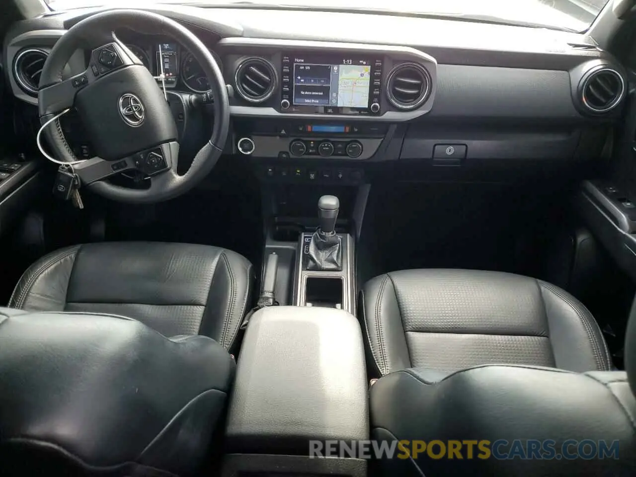 8 fotografías del automóvil dañado 3TMAZ5CN5MM146525 TOYOTA TACOMA 2021