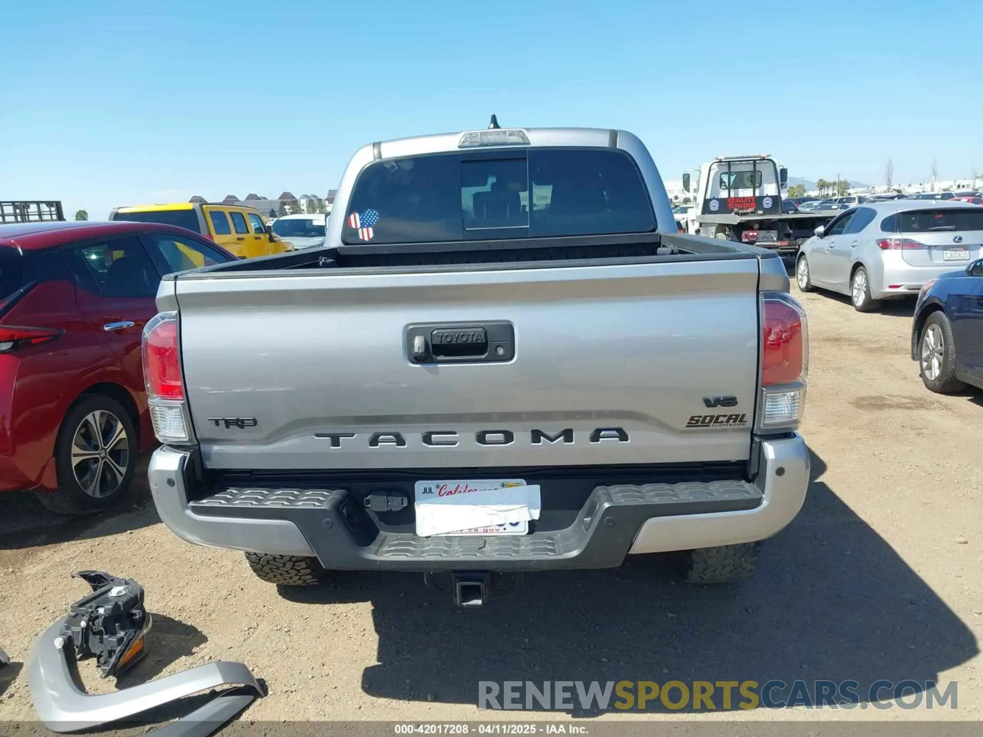 17 fotografías del automóvil dañado 3TMAZ5CN5MM156116 TOYOTA TACOMA 2021