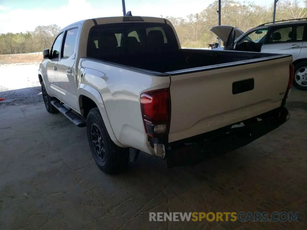 3 fotografías del automóvil dañado 3TMAZ5CN5MM156505 TOYOTA TACOMA 2021