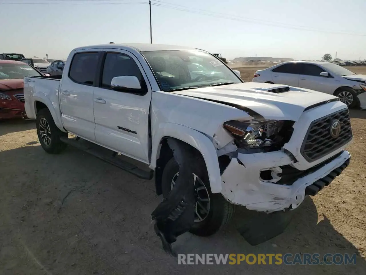 1 fotografías del automóvil dañado 3TMAZ5CN6MM140880 TOYOTA TACOMA 2021