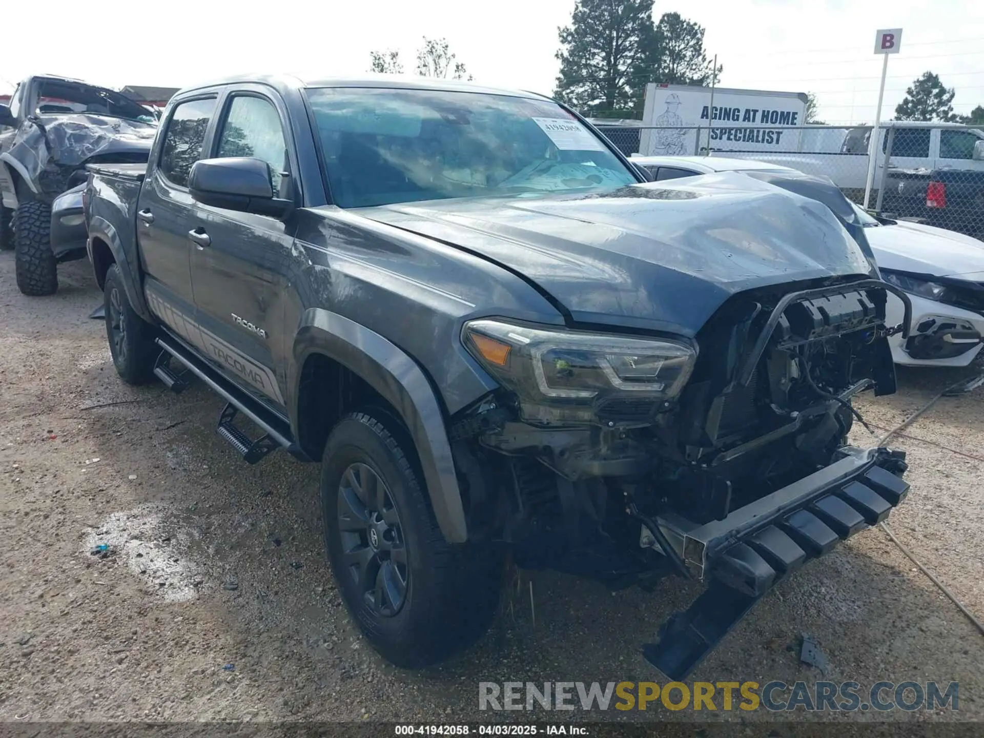 1 fotografías del automóvil dañado 3TMAZ5CN6MM151989 TOYOTA TACOMA 2021