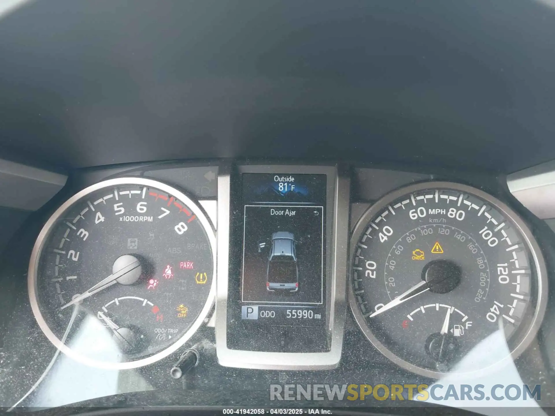 7 fotografías del automóvil dañado 3TMAZ5CN6MM151989 TOYOTA TACOMA 2021