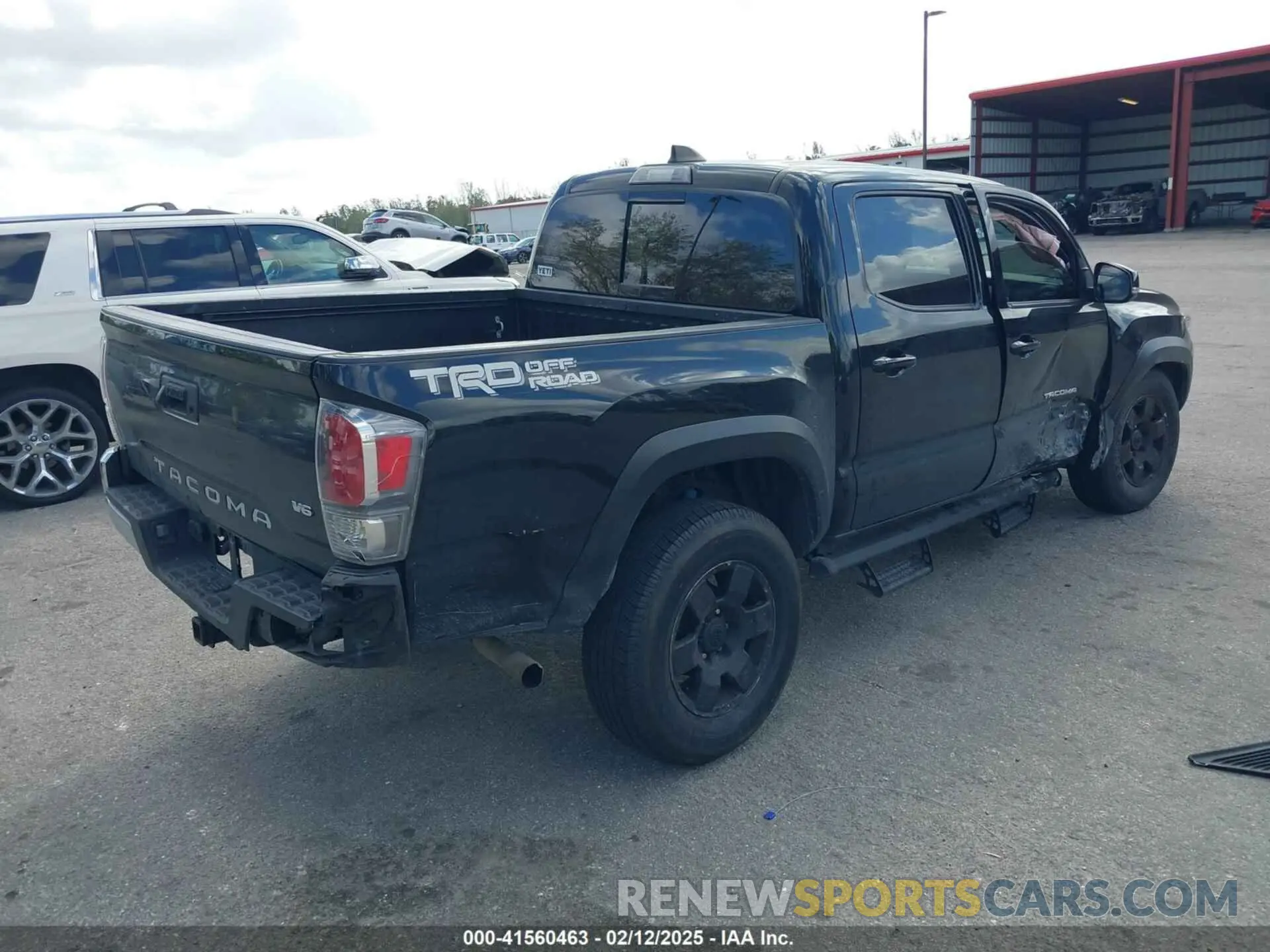 4 fotografías del automóvil dañado 3TMAZ5CN7MM145845 TOYOTA TACOMA 2021