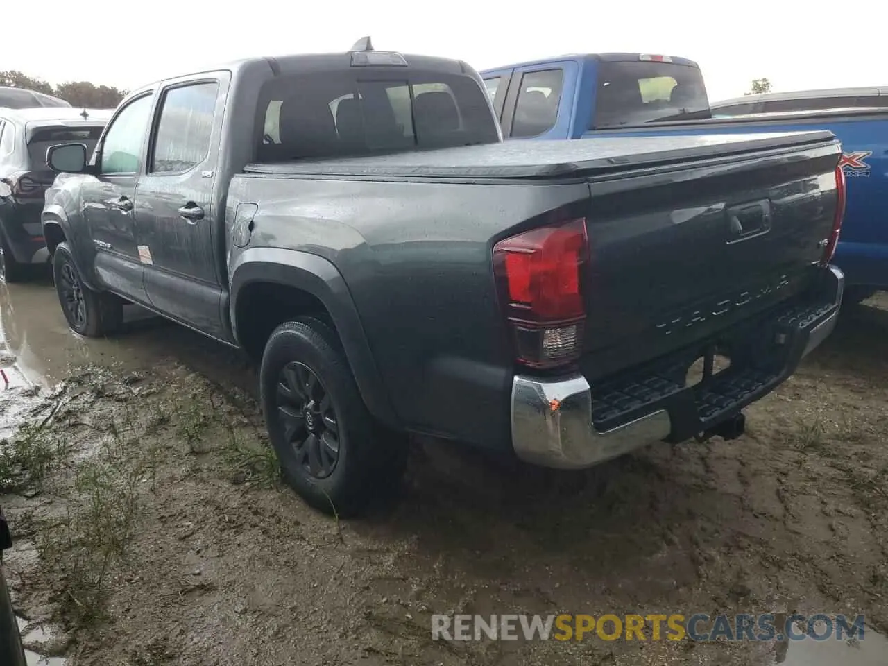 2 fotografías del automóvil dañado 3TMAZ5CNXMM151316 TOYOTA TACOMA 2021