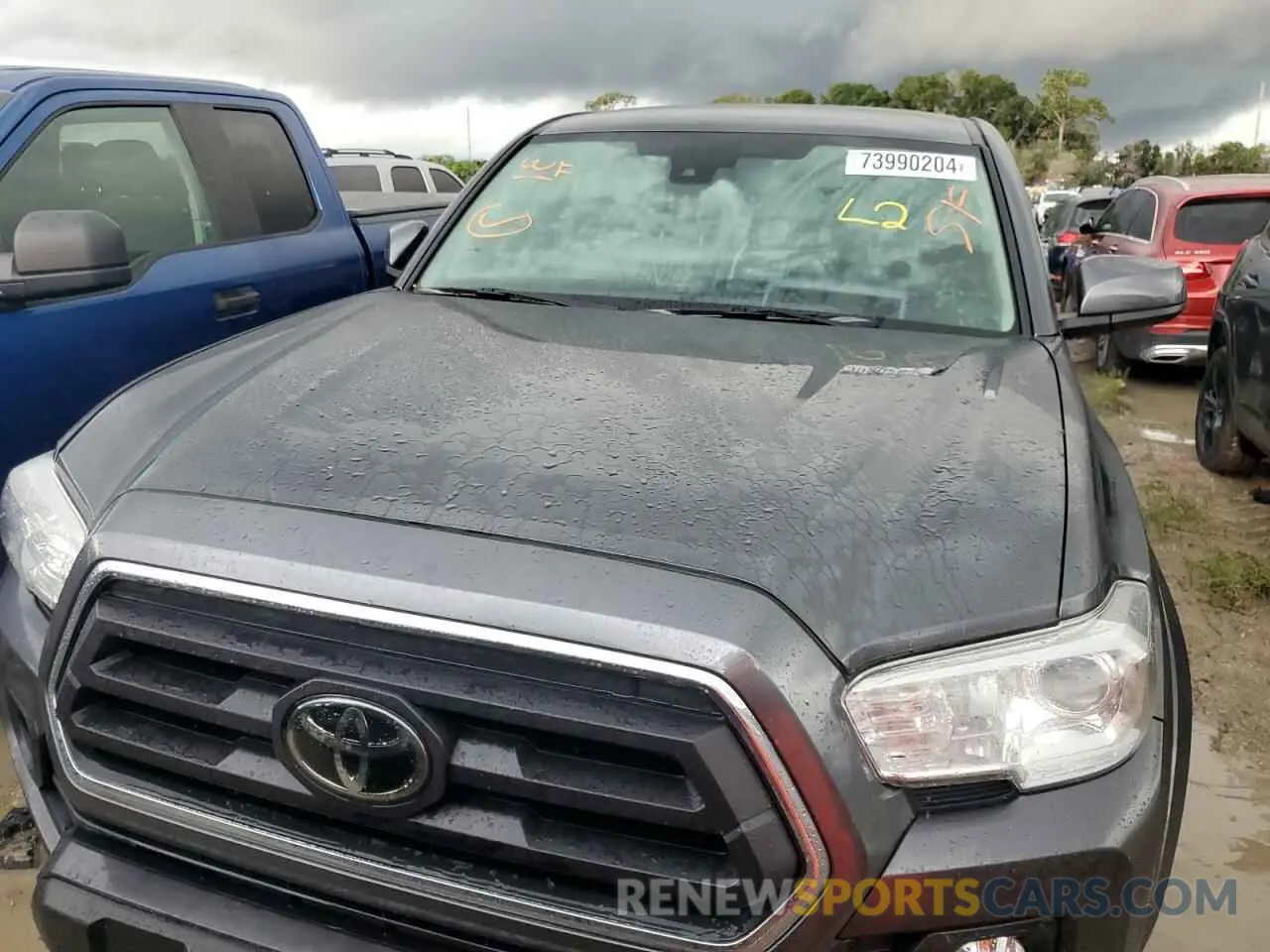 5 fotografías del automóvil dañado 3TMAZ5CNXMM151316 TOYOTA TACOMA 2021